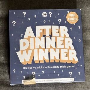 New After Dinner Winner Trivia Game